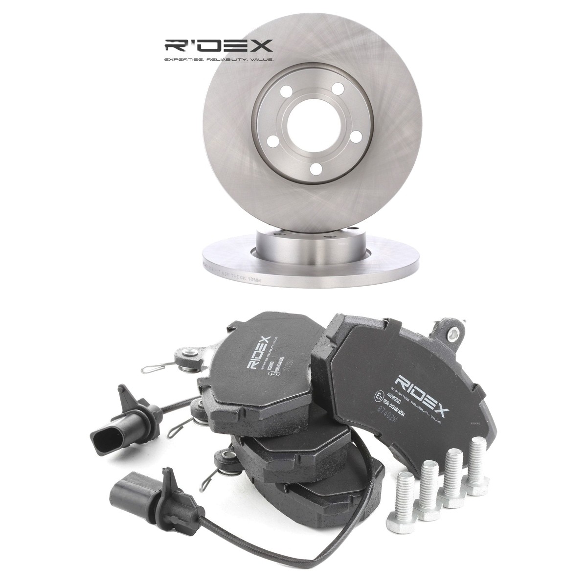 RIDEX Brake discs and pads set Article number: 3405B1994 cheaply