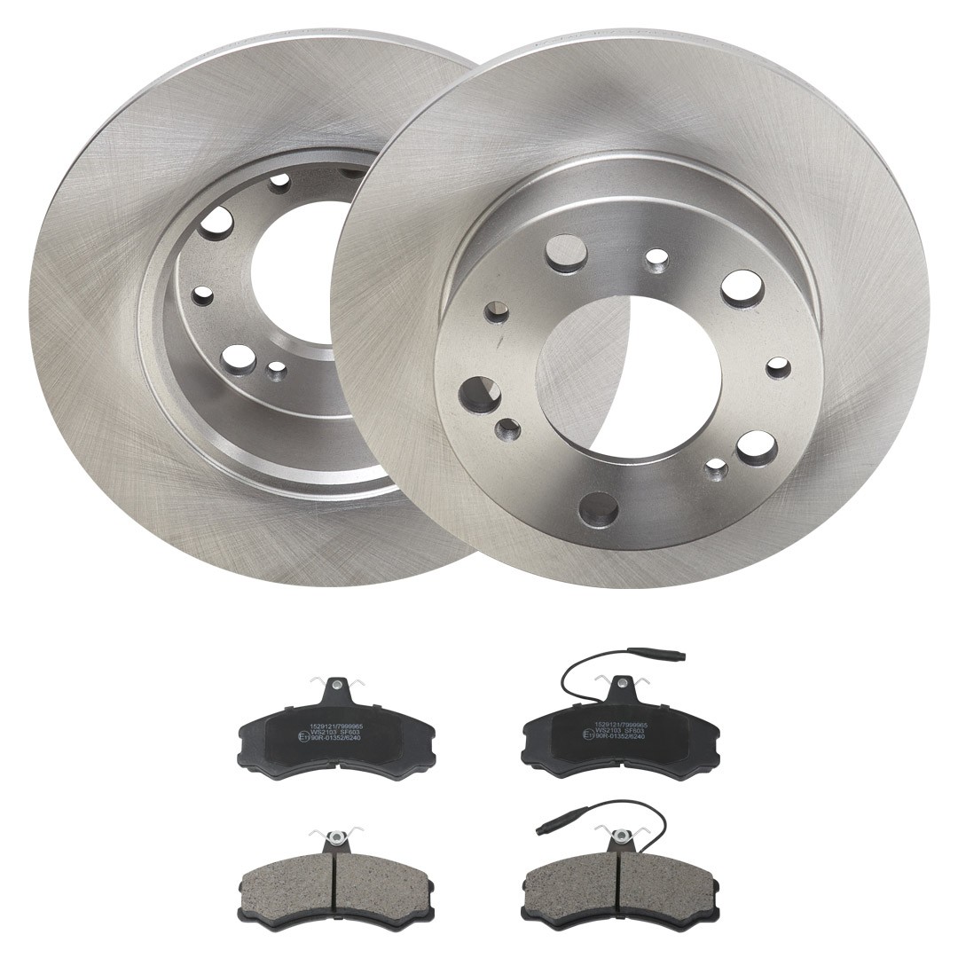 RIDEX Brake discs and pads set Article number: 3405B2036 cheaply