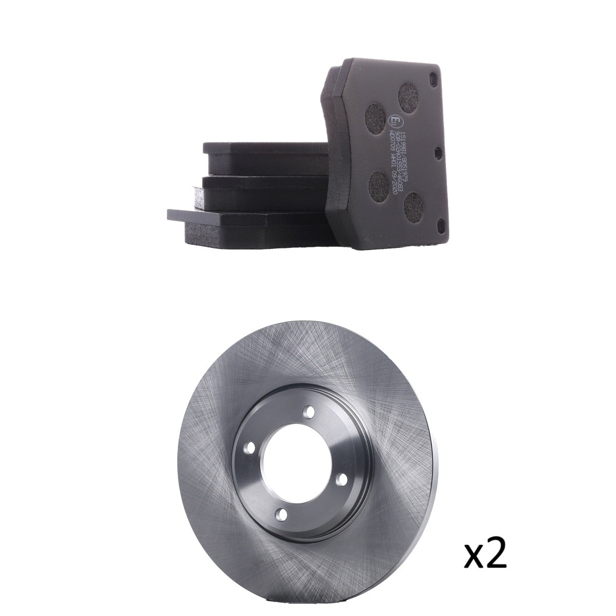 RIDEX Brake discs and pads set Article number: 3405B2041 cheaply