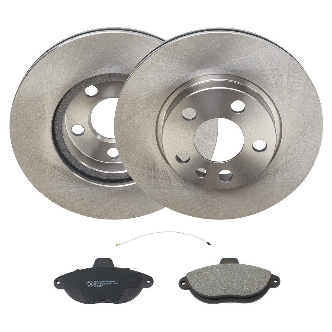 RIDEX Brake discs and pads set Article number: 3405B2077 cheaply
