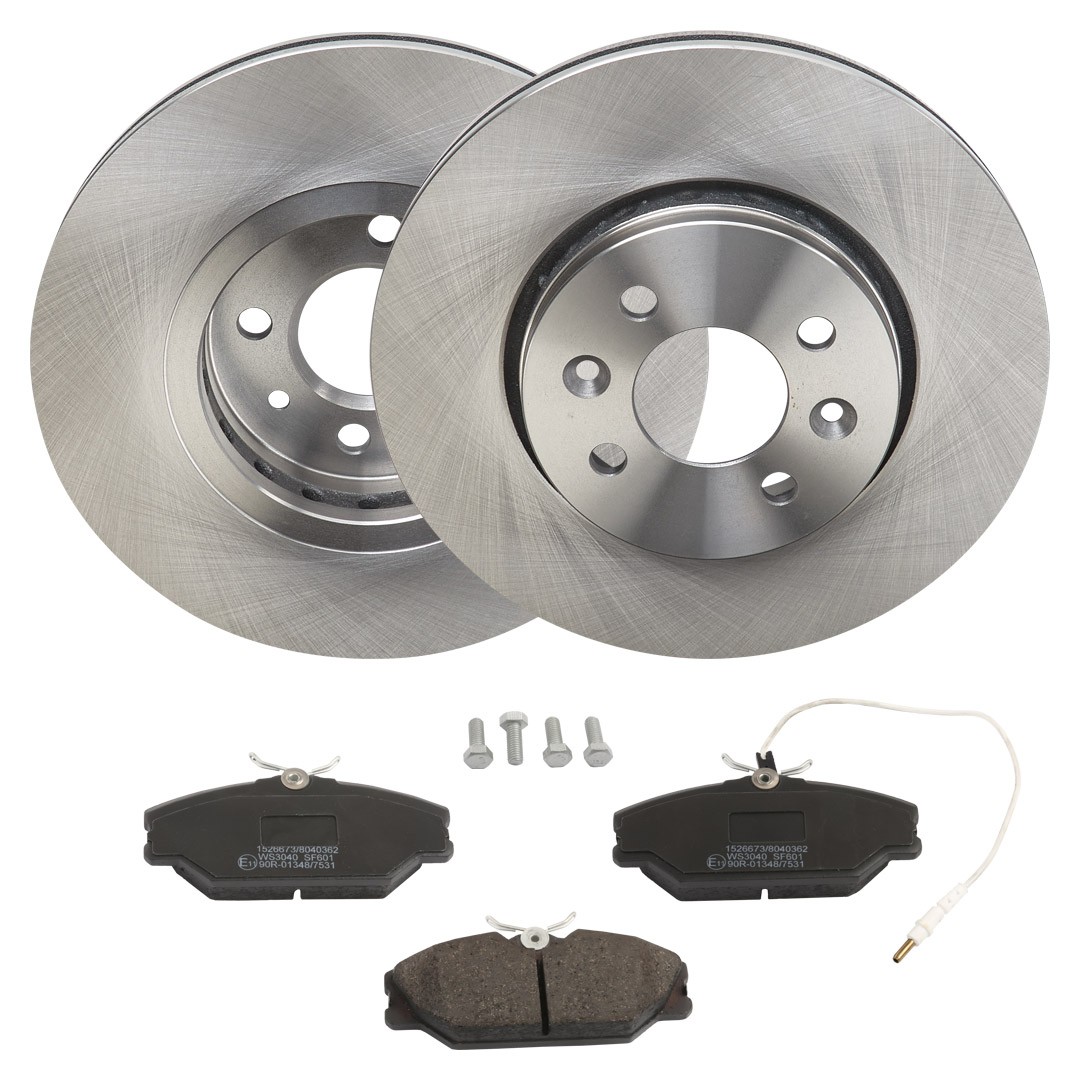 RIDEX Brake discs and pads set Article number: 3405B2096 cheaply