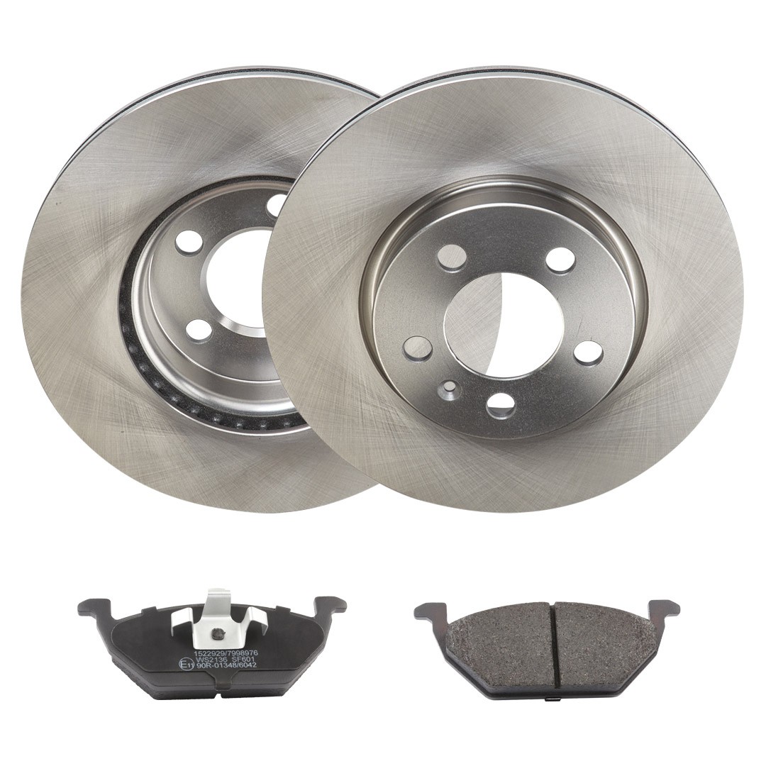 RIDEX Brake discs and pads set Article number: 3405B2124 cheaply