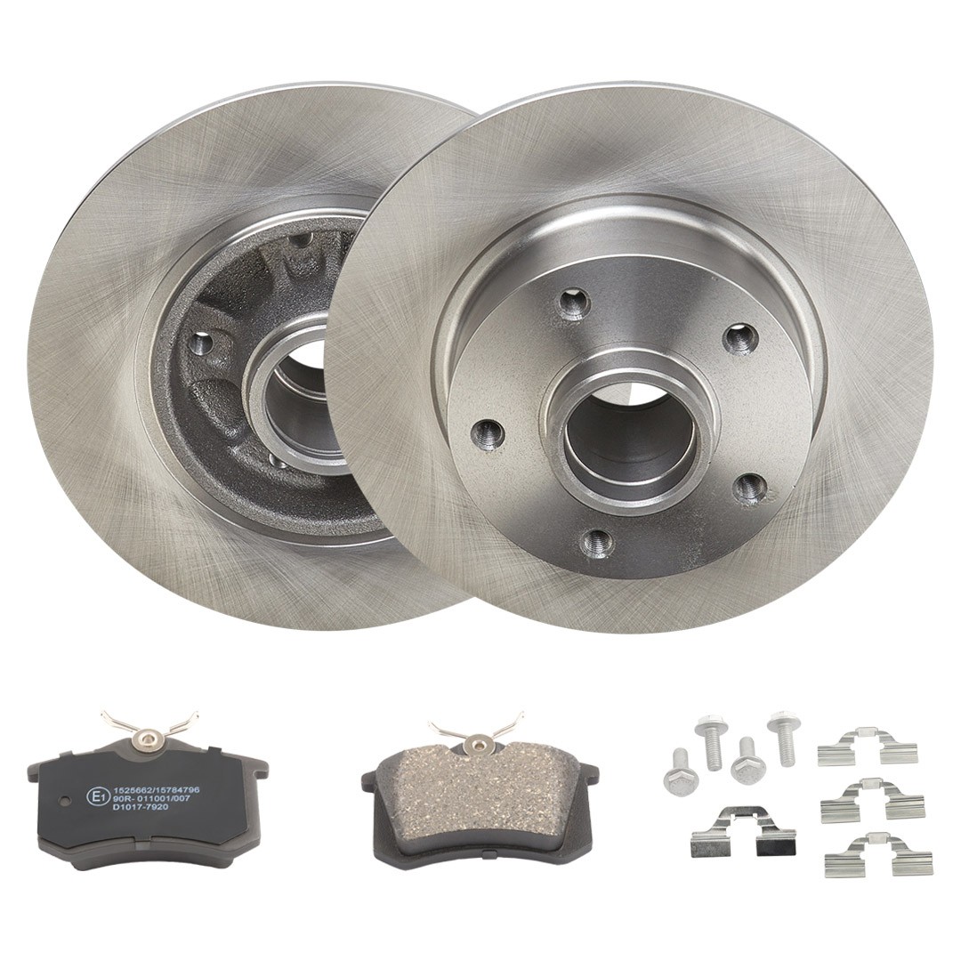 RIDEX Brake discs and pads set Article number: 3405B2152 cheaply