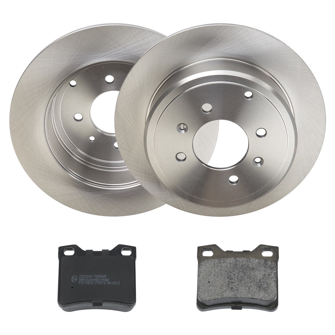 RIDEX Brake discs and pads set Article number: 3405B2156 cheaply