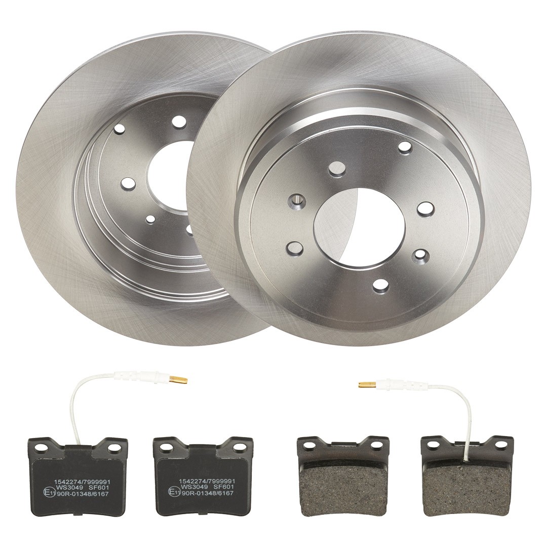 RIDEX Brake discs and pads set Article number: 3405B2165 cheaply