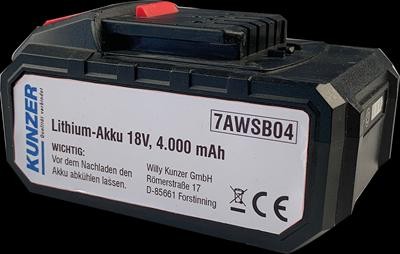 KUNZER Batteripakke Varenummer: 7AWSB04 billige