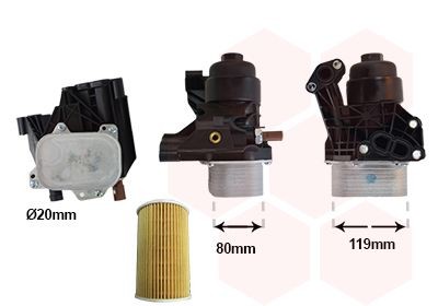 VAN WEZEL Engine oil cooler Article number: 58013733 cheaply
