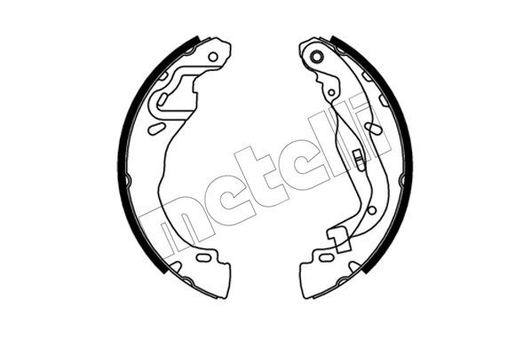 METELLI Brake Shoe Set Article number: 53-0749 cheaply