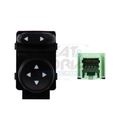 MEAT & DORIA 206198 Switch, mirror adjustment DOBLO 1.9 JTD 100 PS Diesel