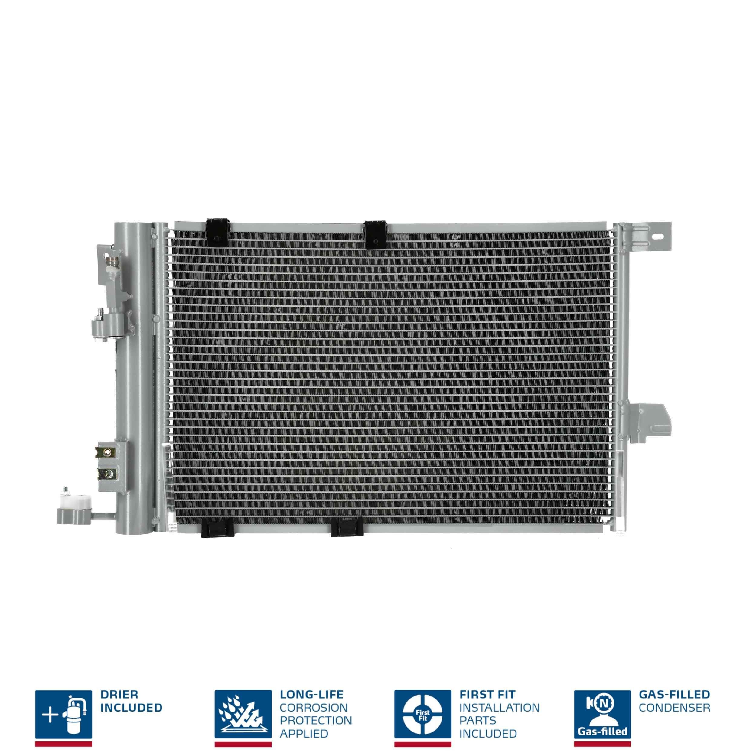NISSENS Air conditioning condenser Article number: 94384 cheaply
