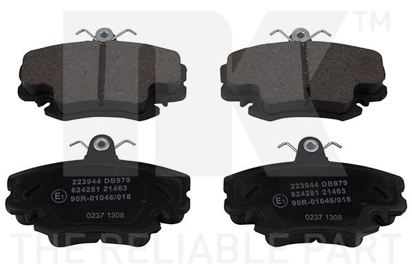 NK Brake pad set Article number: 223944 cheaply