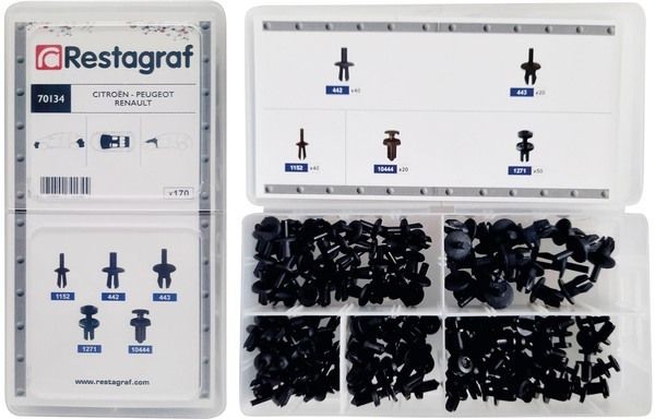 RESTAGRAF Assortment, fasteners Article number: 70134 cheaply