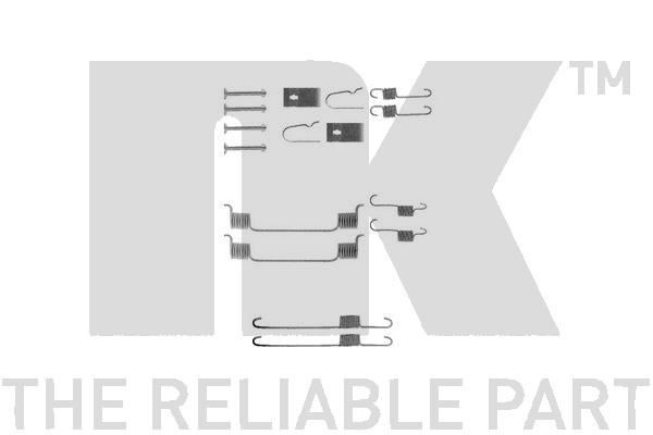 NK 7932700 Lisakomplekt, Piduriklotsid 121 1.3 16V (DB3PA) 53 HP Bensiin 1997