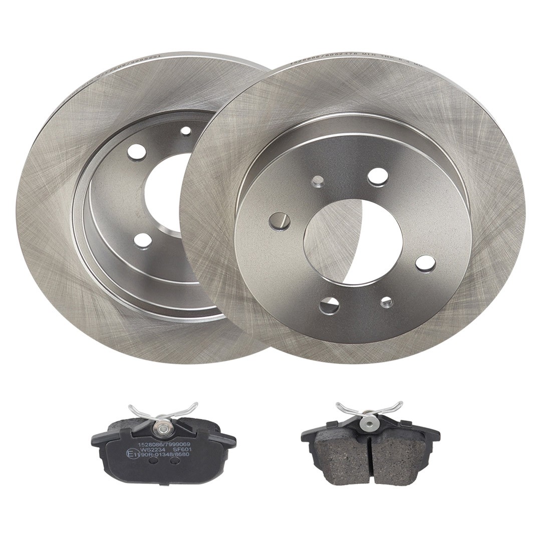 RIDEX Brake discs and pads set Article number: 3405B2284 cheaply
