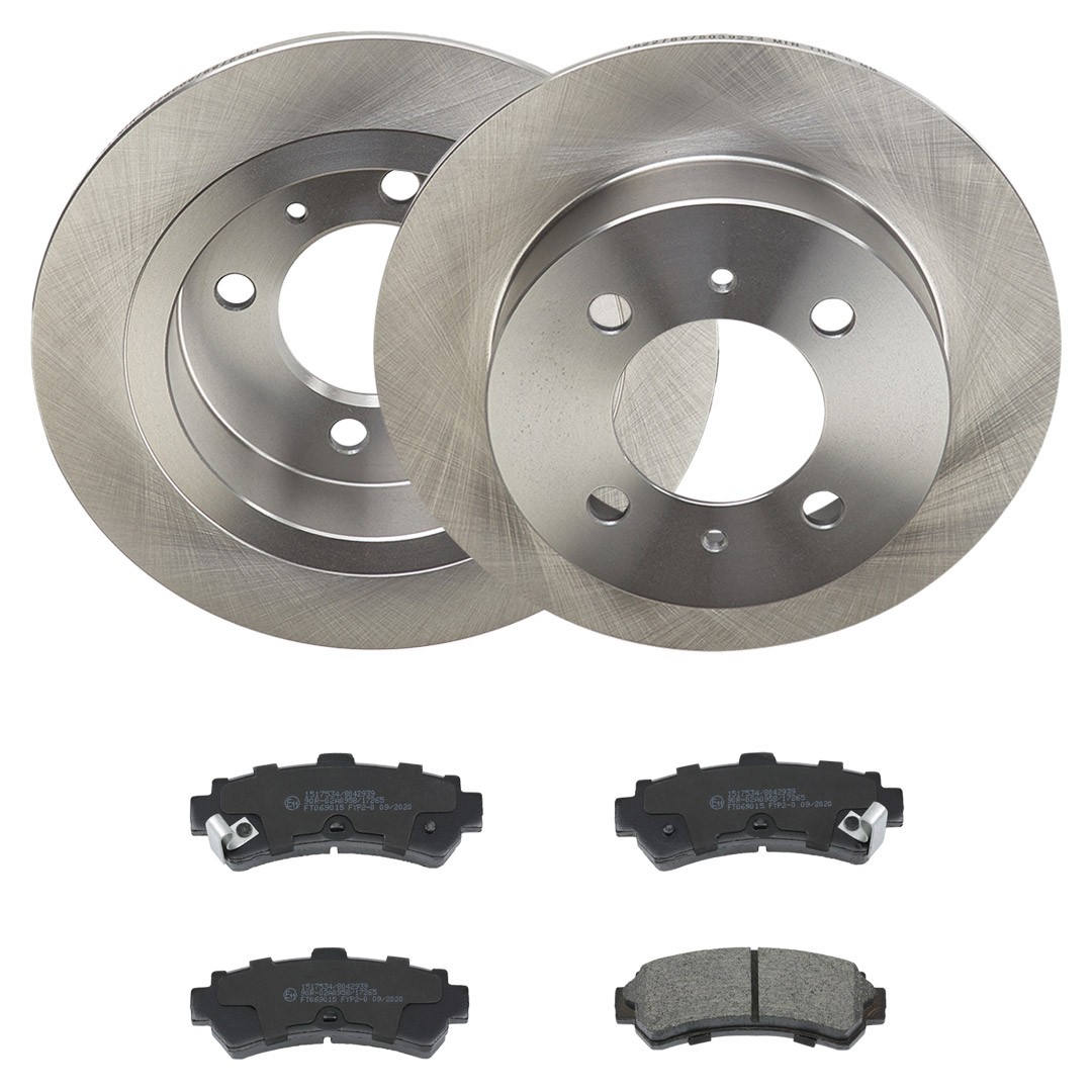 RIDEX Brake discs and pads set Article number: 3405B2380 cheaply