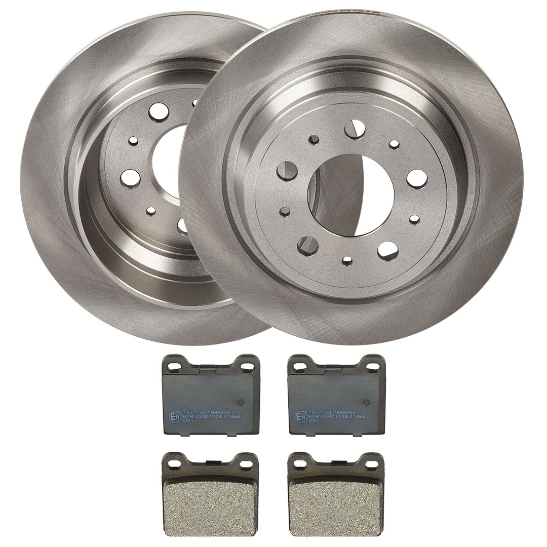 RIDEX Brake discs and pads set Article number: 3405B2390 cheaply