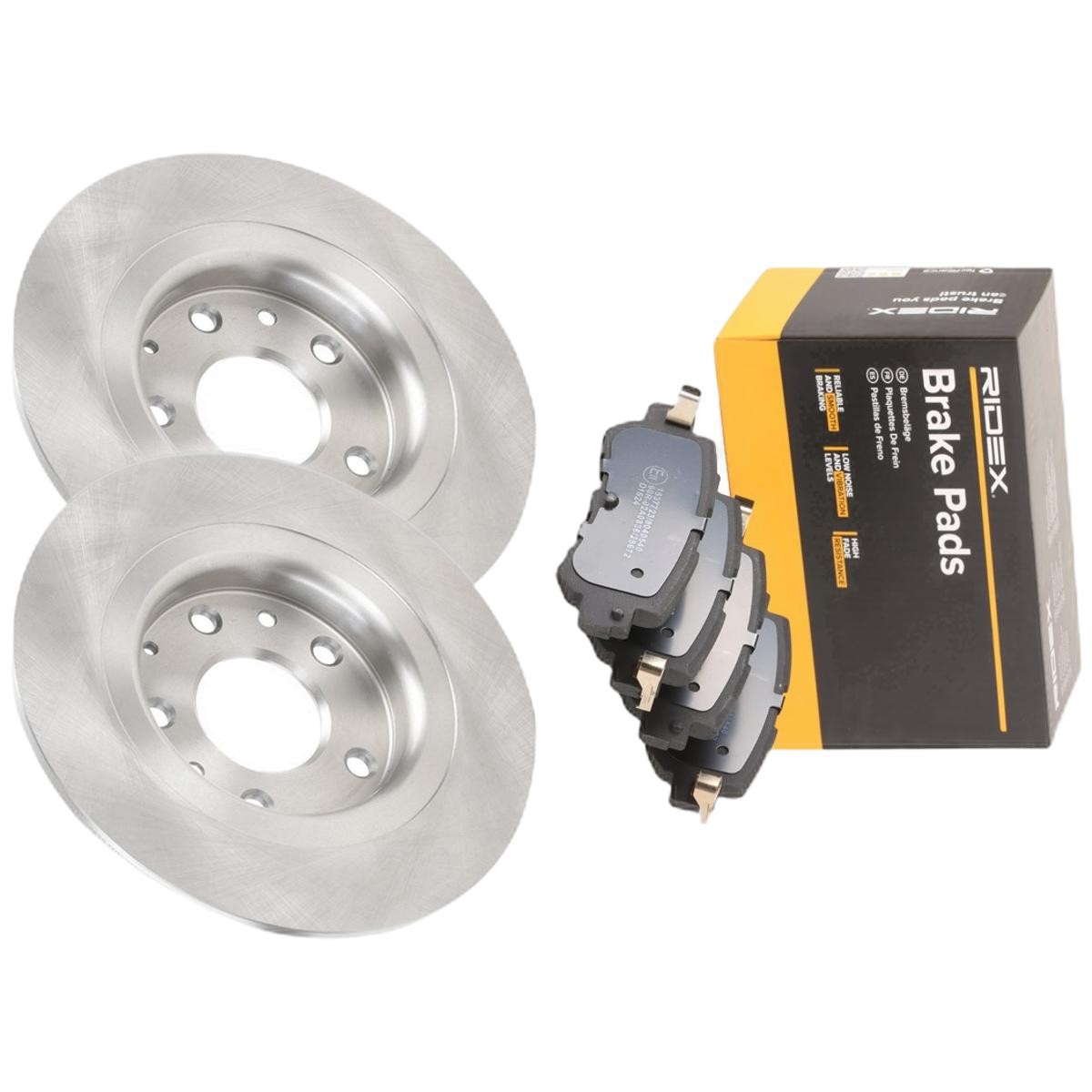 RIDEX Bremseskiver og klodser Varenummer: 3405B2481 billige