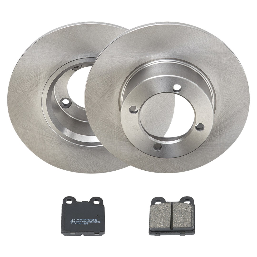 RIDEX Brake discs and pads set Article number: 3405B2645 cheaply