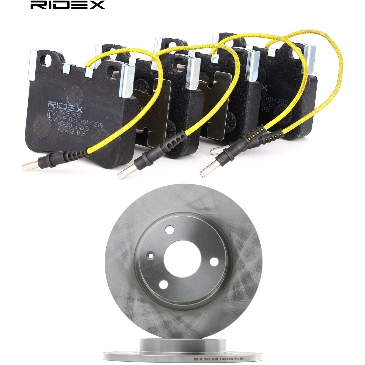 RIDEX Brake discs and pads set Article number: 3405B2651 cheaply