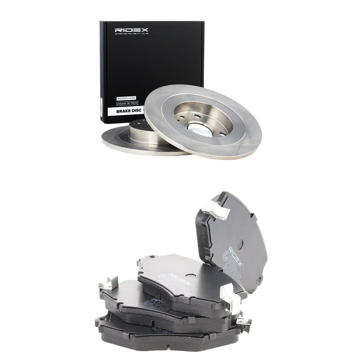 RIDEX Brake discs and pads set Article number: 3405B3351 cheaply