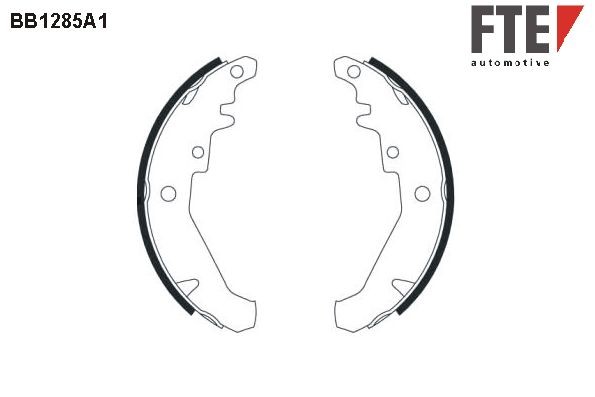 FTE Brake Shoe Set Article number: 9100062 cheaply