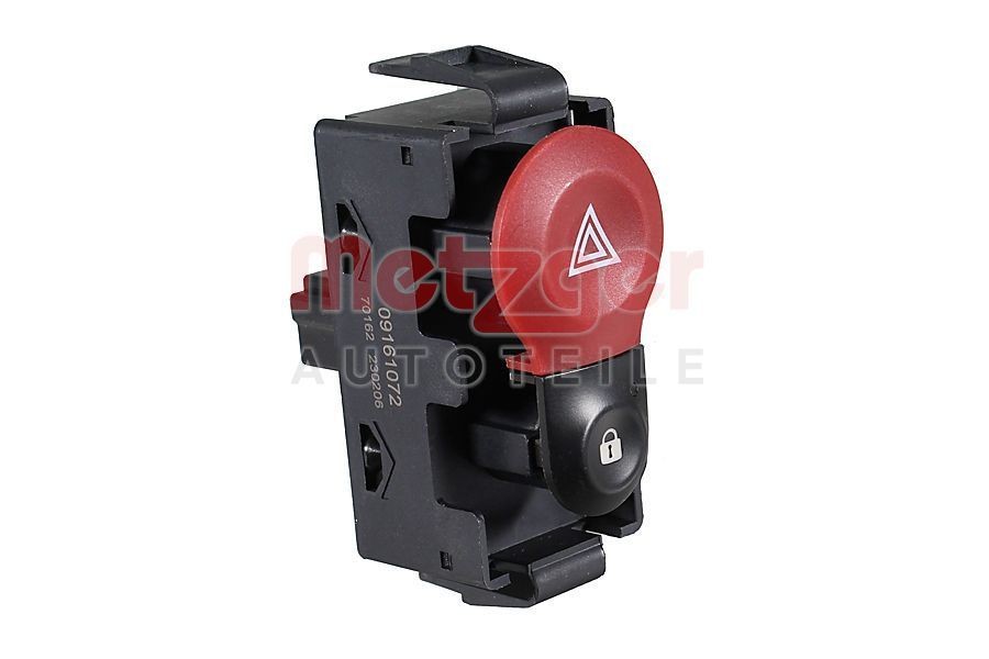 METZGER 09161072 Hazard Light Switch KANGOO 1.5 dCi 90 (FW0G, FW05, FW08, FW11) 90 PS Diesel
