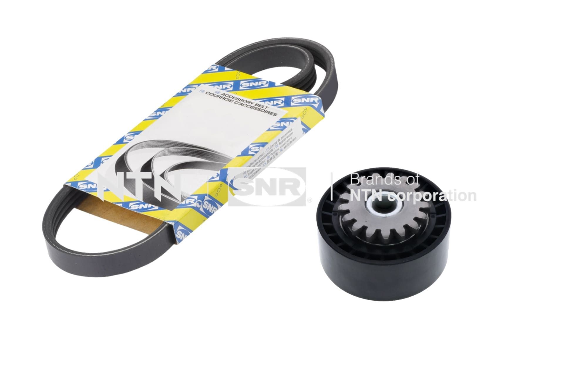 SNR V-Ribbed Belt Set Article number: KA855.34 cheaply