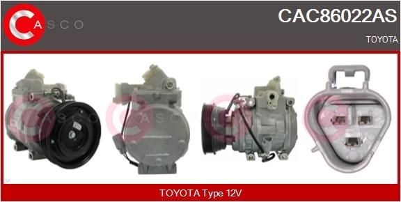 CASCO Air conditioning compressor Article number: CAC86022AS cheaply