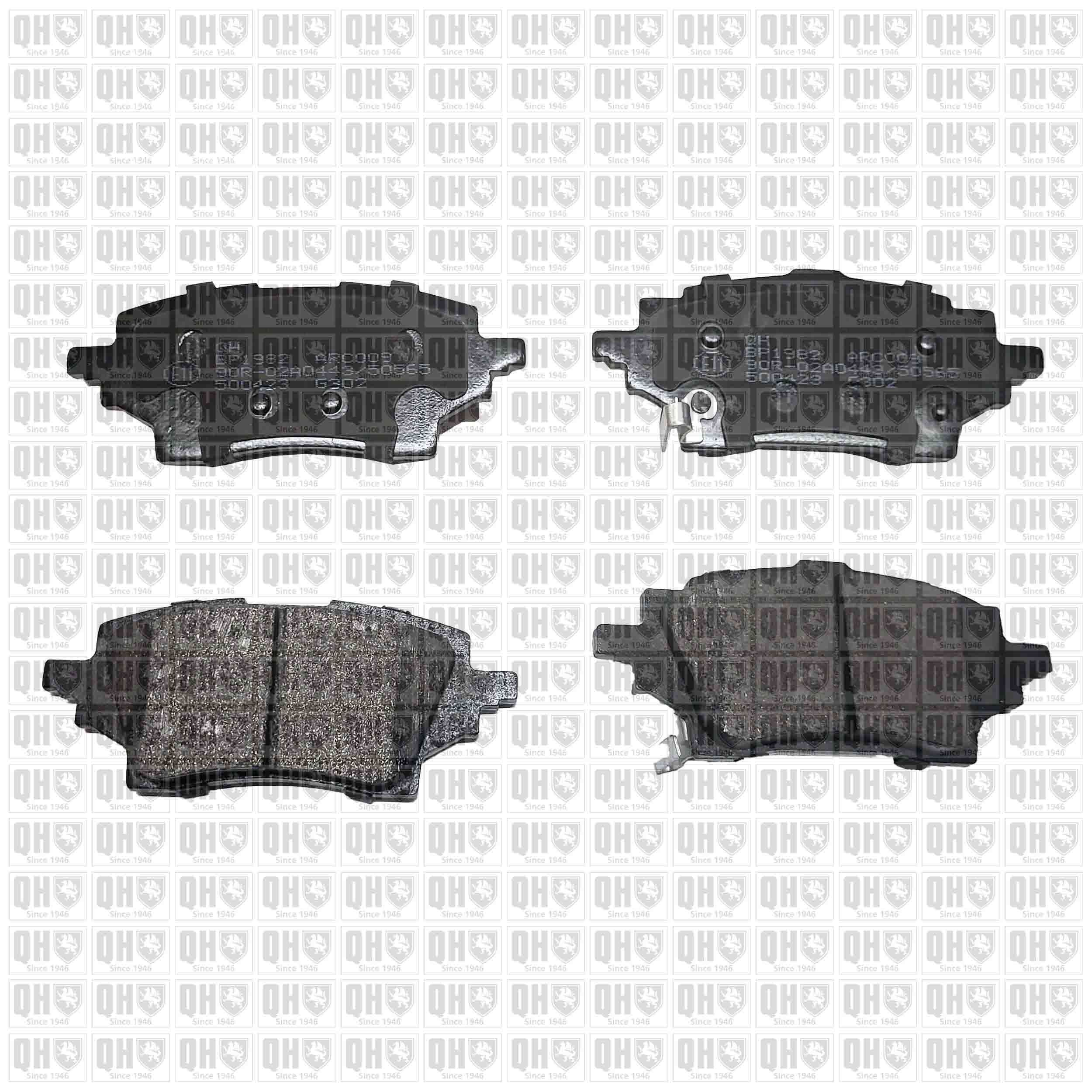QUINTON HAZELL Brake pad set Article number: BP1982 cheaply