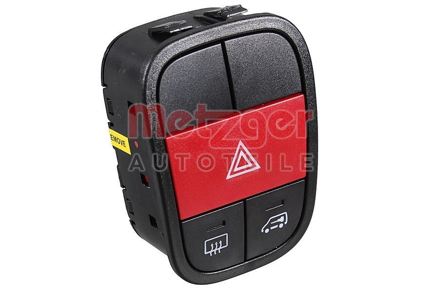 METZGER 09161103 Hazard Light Switch FIORINO 1.3 JTD Multijet 95 PS Diesel