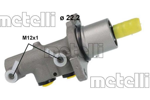 METELLI Peapiduri silinder Artikli number: 05-1237 soodsalt