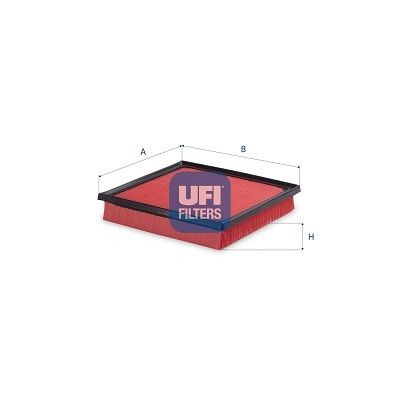 UFI Air filter Article number: 30.C76.00 cheaply