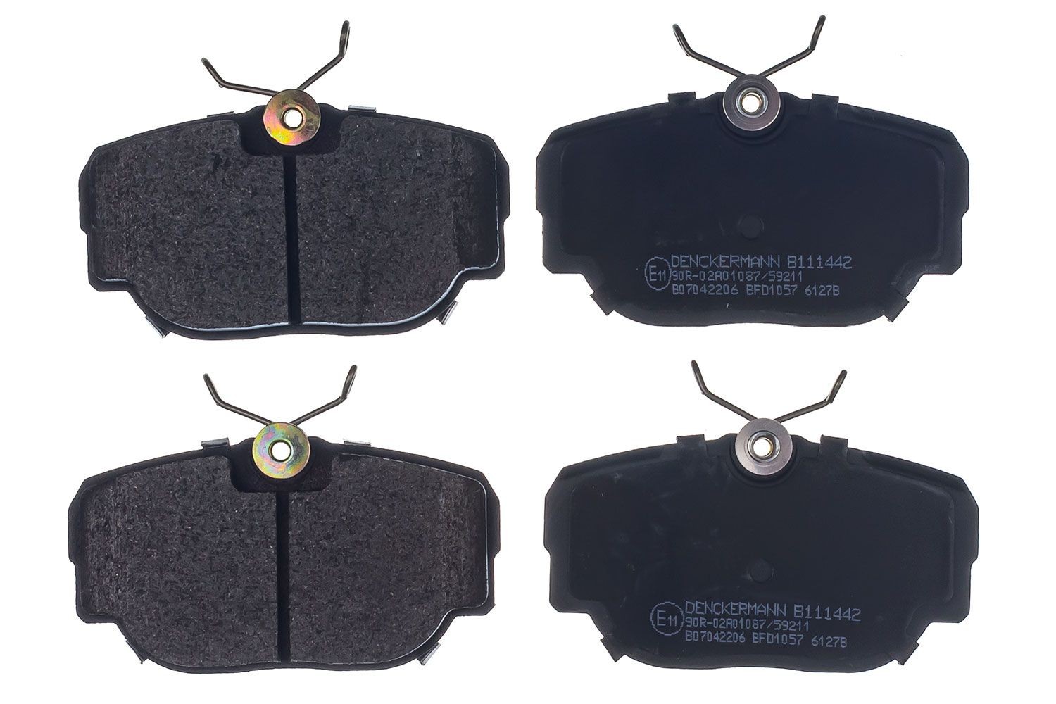 DENCKERMANN Brake pad set Article number: B111442 cheaply