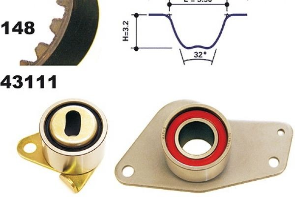 MAPCO Timing belt kit Article number: 23111 cheaply
