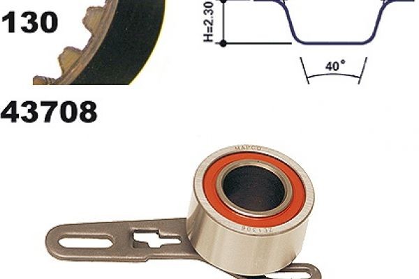 MAPCO Timing belt kit Article number: 23708 cheaply