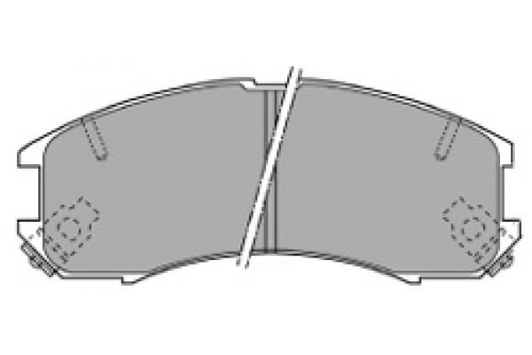 MAPCO Brake pad set Article number: 6336 cheaply