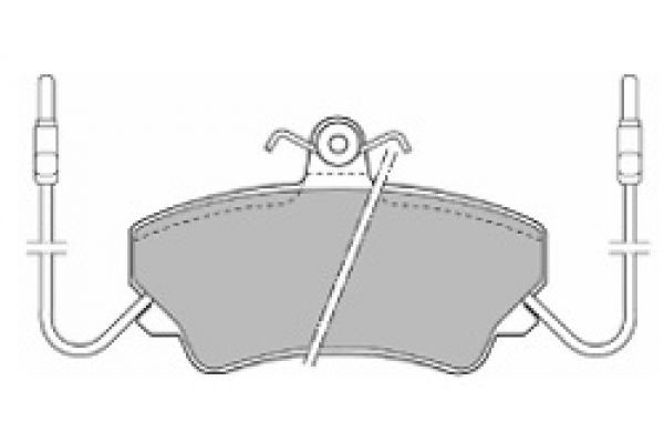 MAPCO Brake pad set Article number: 6400 cheaply