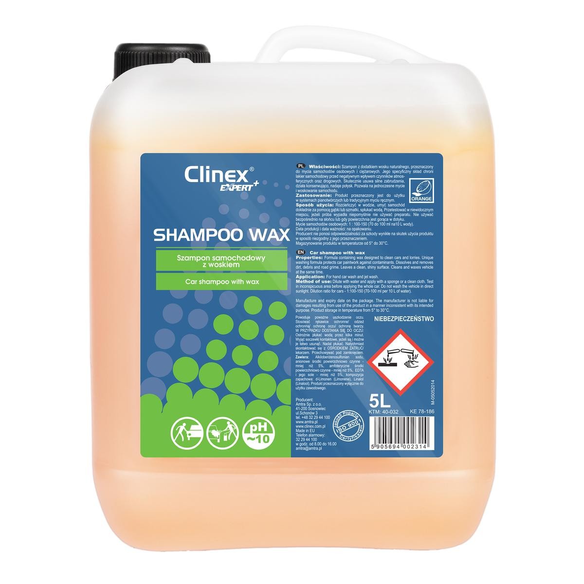 CLINEX Autošampoon ja -vaha Artikli number: 40-032 soodsalt
