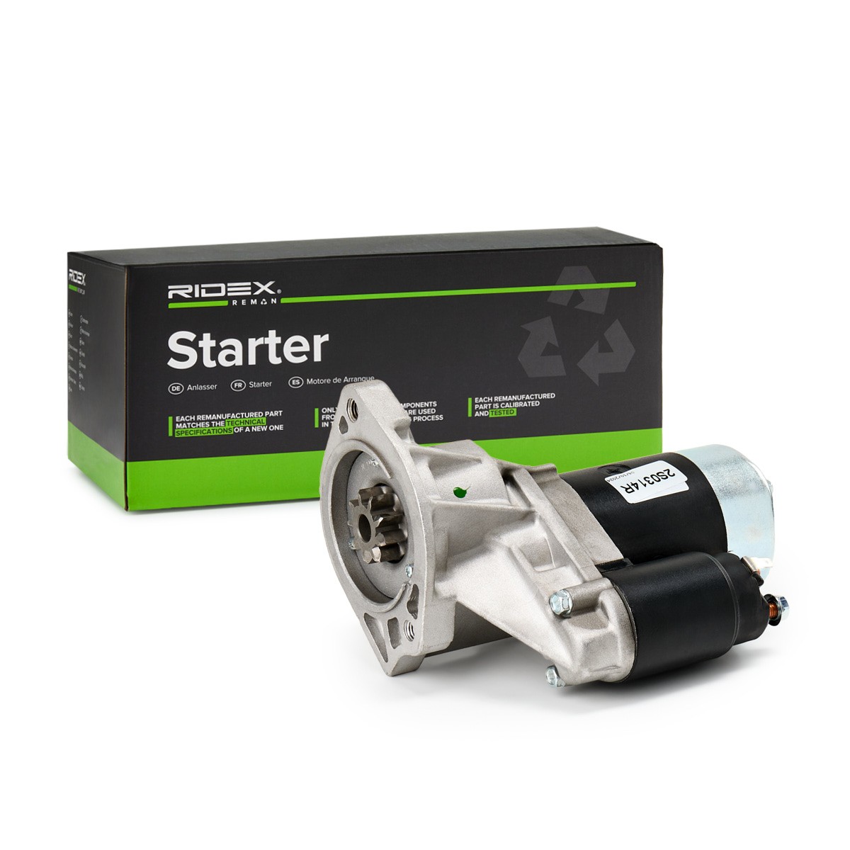 RIDEX REMAN Starter motor Article number: 2S0314R cheaply