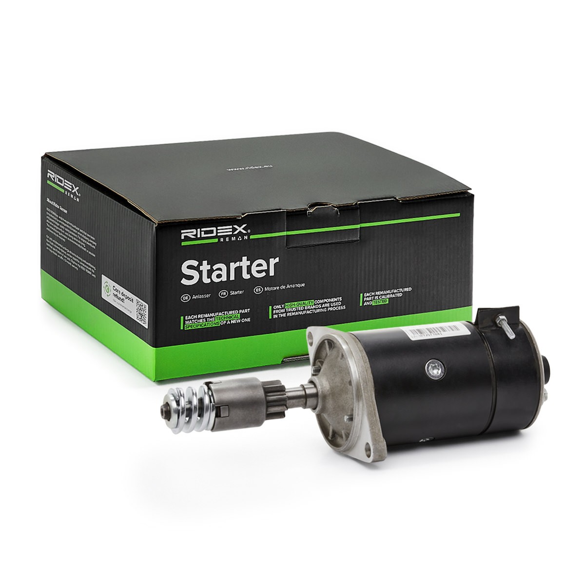 RIDEX REMAN Starter motor Article number: 2S1018R cheaply