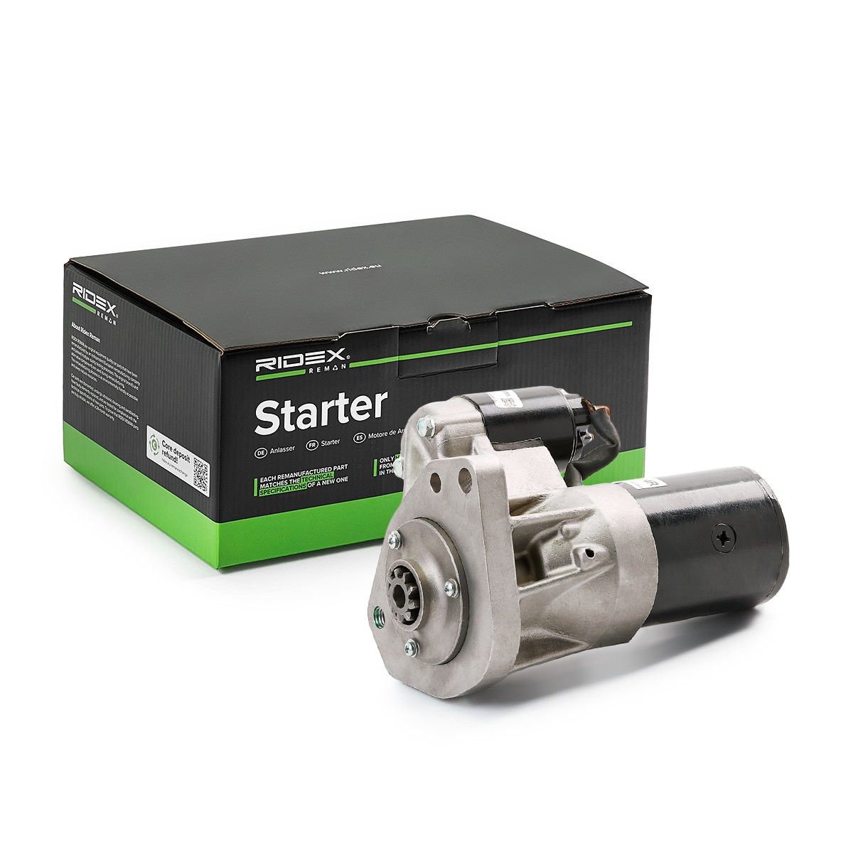 RIDEX REMAN Starter motor Article number: 2S0214R cheaply