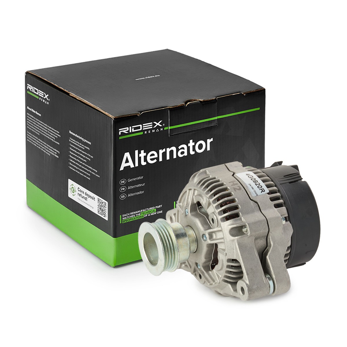 RIDEX REMAN Generaator Artikli number: 4G0920R soodsalt