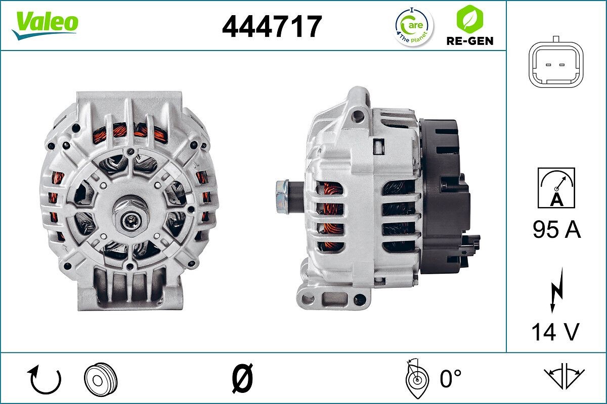 VALEO Generaator Artikli number: 444717 soodsalt