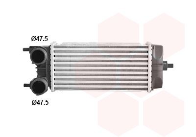 VAN WEZEL Intercooler Article number: 18004688 cheaply
