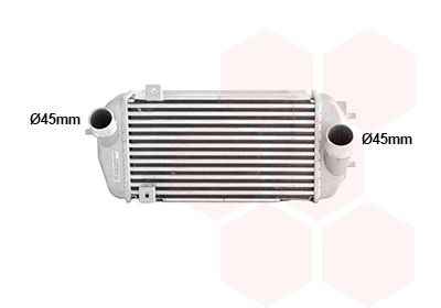 VAN WEZEL Intercooler Article number: 82014709 cheaply