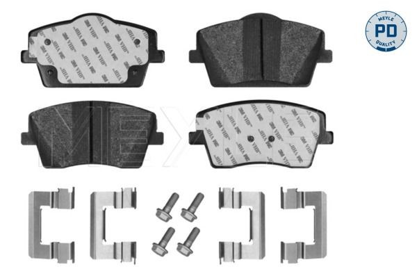 MEYLE Brake pad set Article number: 025 261 2618/PD cheaply