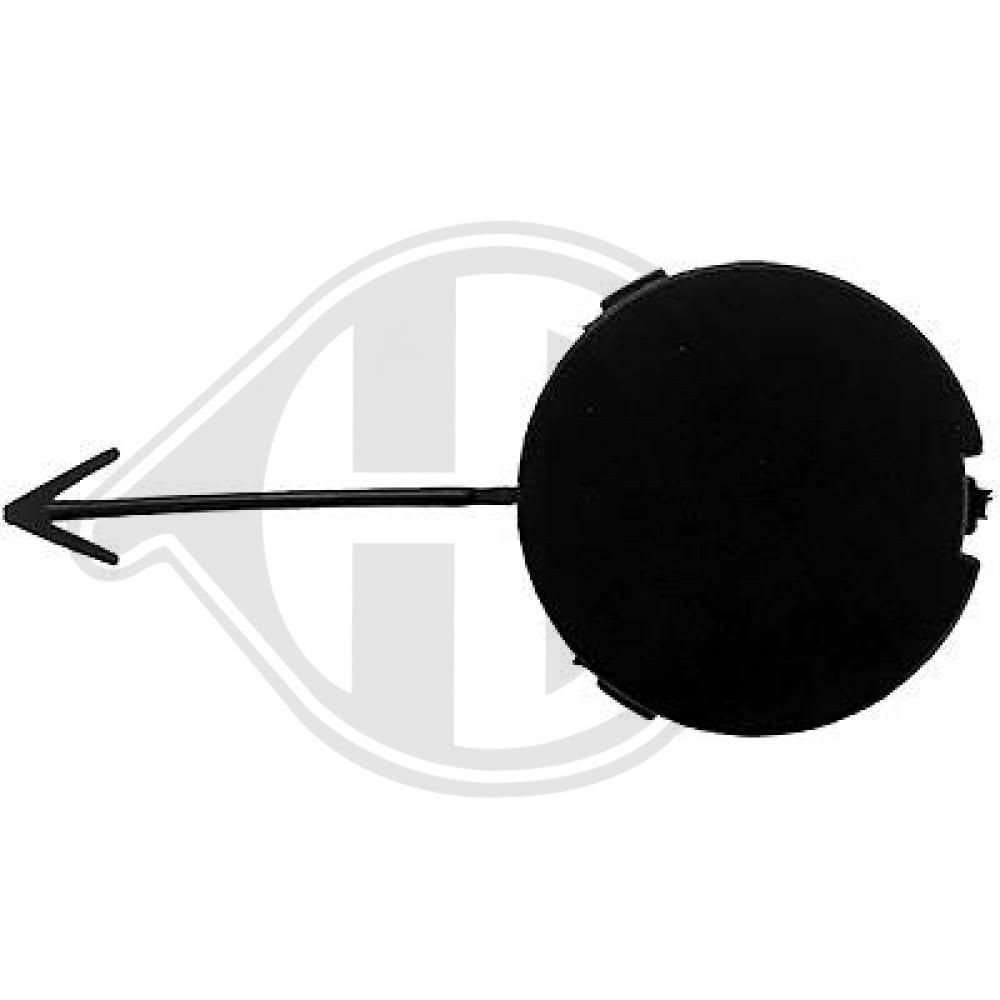 DIEDERICHS 1455859 Flap, tow hook TRANSIT CONNECT 2.5 Duratec 171 PS Petrol