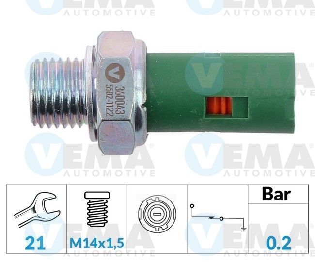 VEMA Oil Pressure Switch Article number: 360043 cheaply