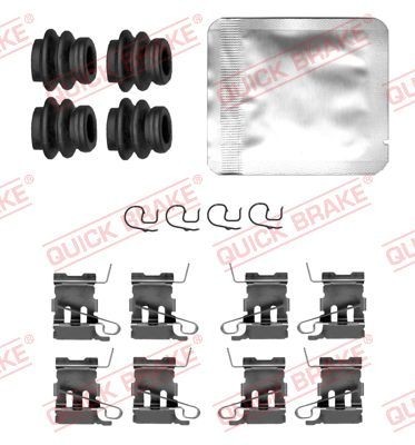 QUICK BRAKE 109-0182 Lisakomplekt, ketaspiduriklotsid RAV 4 2.0 VVTi (MXAA52) 173 HP Bensiin