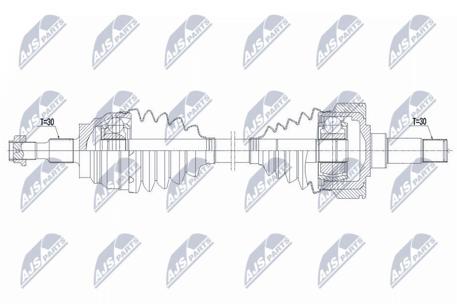 NTY Drive shaft Article number: NPW-ME-174 cheaply